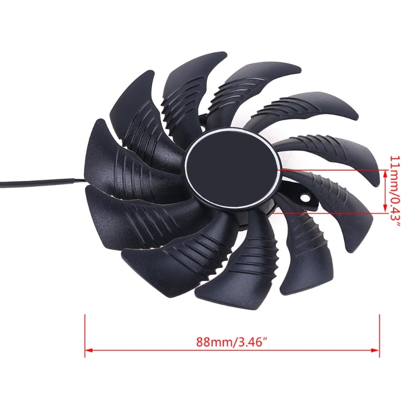 Bt 88mm PLD09210S12HH 4Pin Cooling Fan Untuk Gigabyte GeForce GTX 1660 1660Ti Graphics Card Cooler Fan