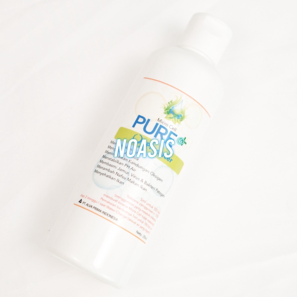 Pure+ Pure Plus Micro Cell Bactery Starter untuk aquarium kolam  Noasis pure +