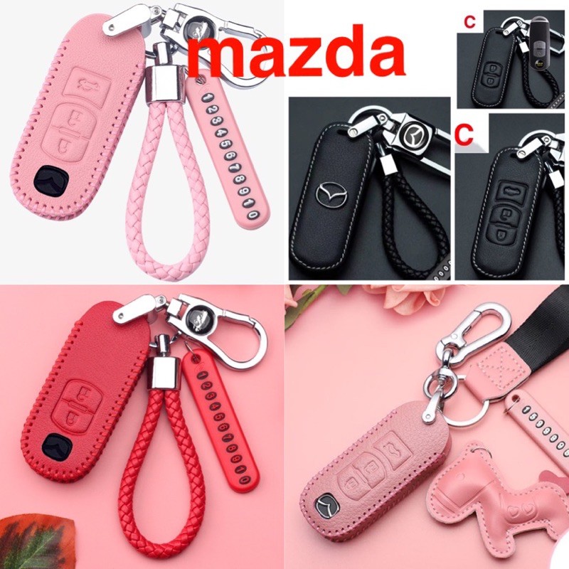 Case Holster Kunci Bahan Kulit Untuk mazda 2 mazda 3 cx3 cx5