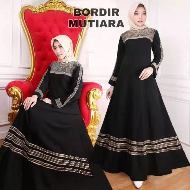 GALLERY ABAYA Exclusive Abaya Bordir Mutiara