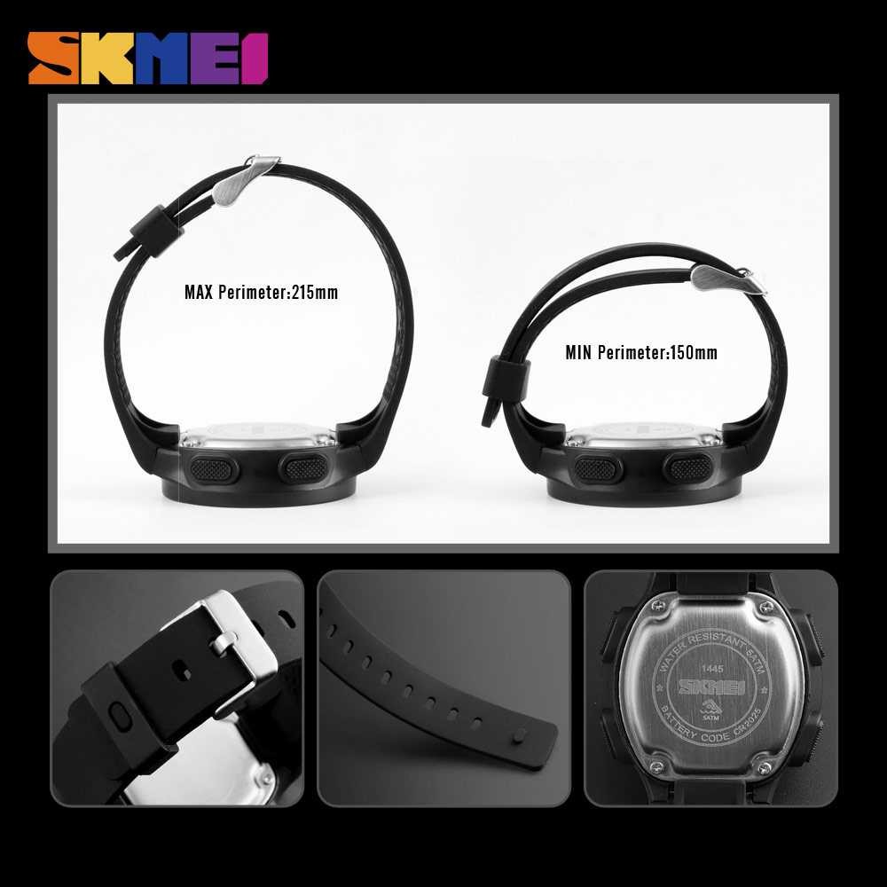 Jam Tangan Skmei Digital Pria JT 107 Jamtangan Silicone Kokoh Waterproof Skemei Cowok Keren Anti Air