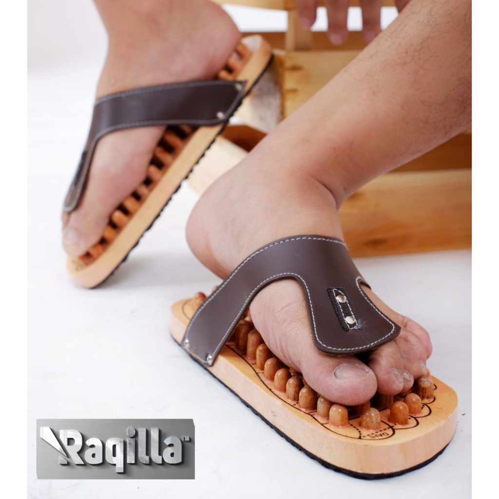 Sandal rematik Sendal kesehatan Kayu rematik refleksi sandal bakiak kayu sendal rematik