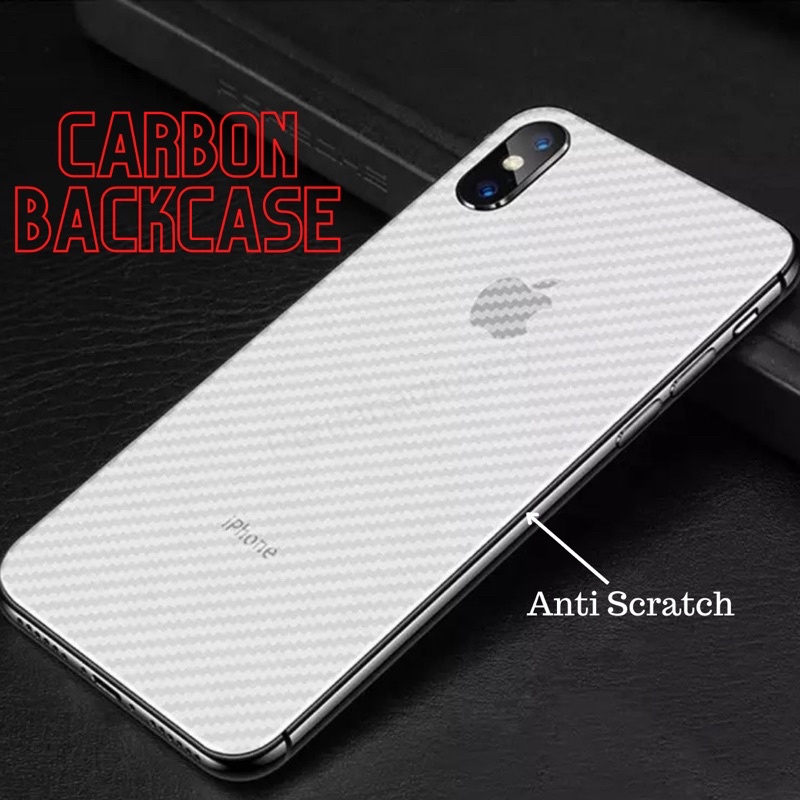 Carbon Skin Back Case Iphone Anti Scratch For 6s 7 8+ SE XR XS 11 Pro 12 Mini 13 ProMax