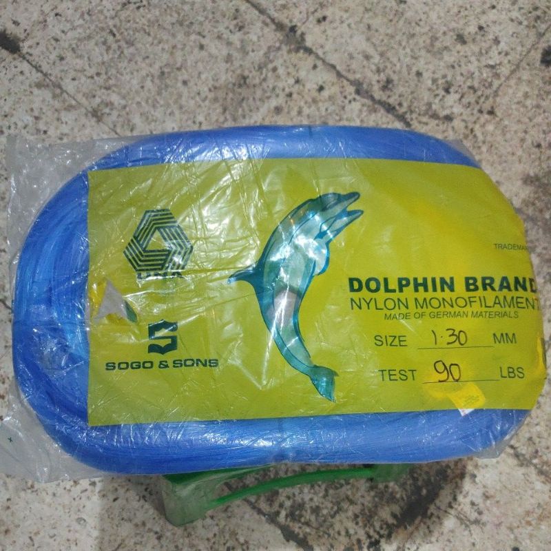 Tasi senar tuna merek DOLPHIN putih biru 50lbs 60lbs 70lbs 80lbs 90lbs 100lbs 110lbs 120lbs 130lbs 1