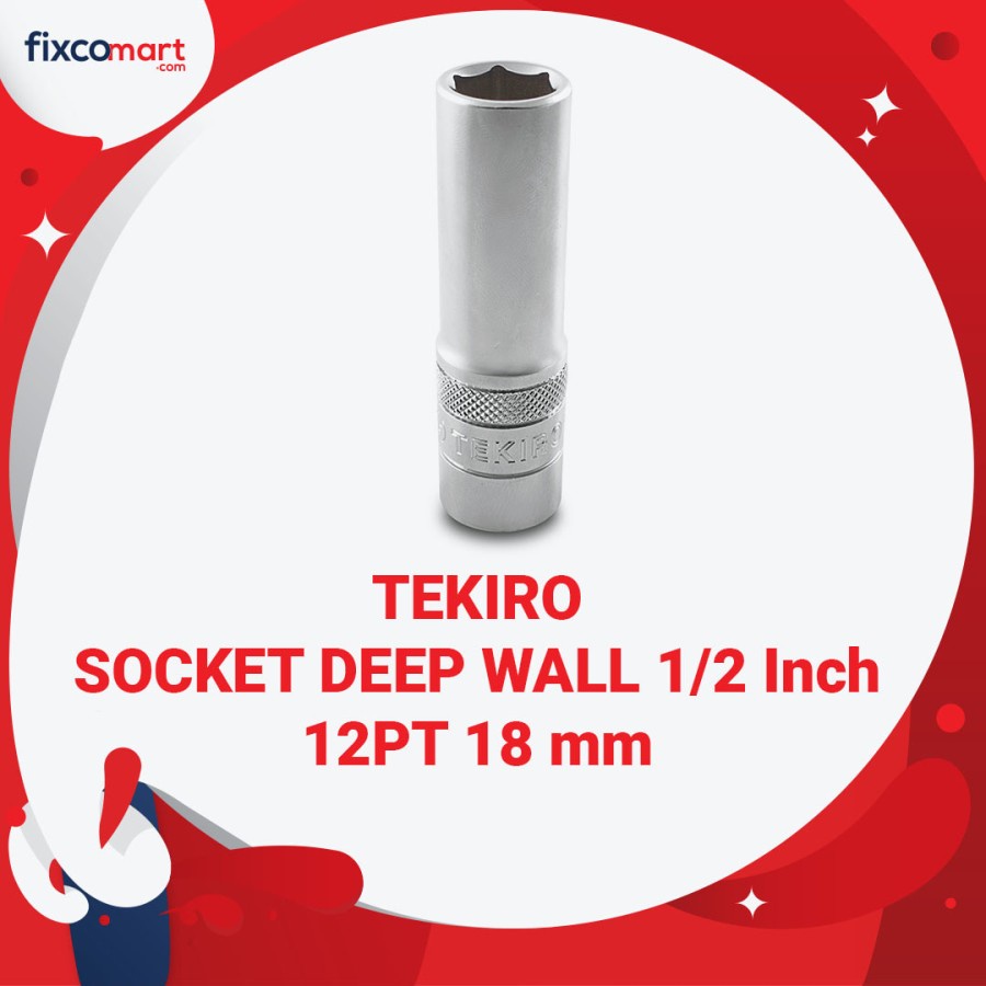 Tekiro Mata Sock Deep Wall 1/2 Inch 12PT 18 mm