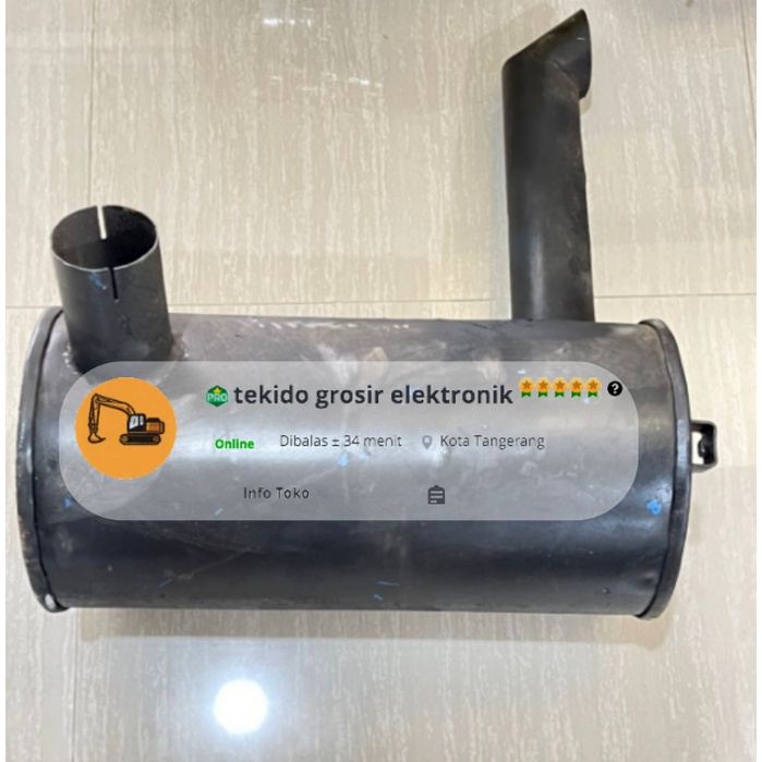 MUFFLER PC75 PC78 KNALPOT PC75 PC78 4D95L PC130F-7