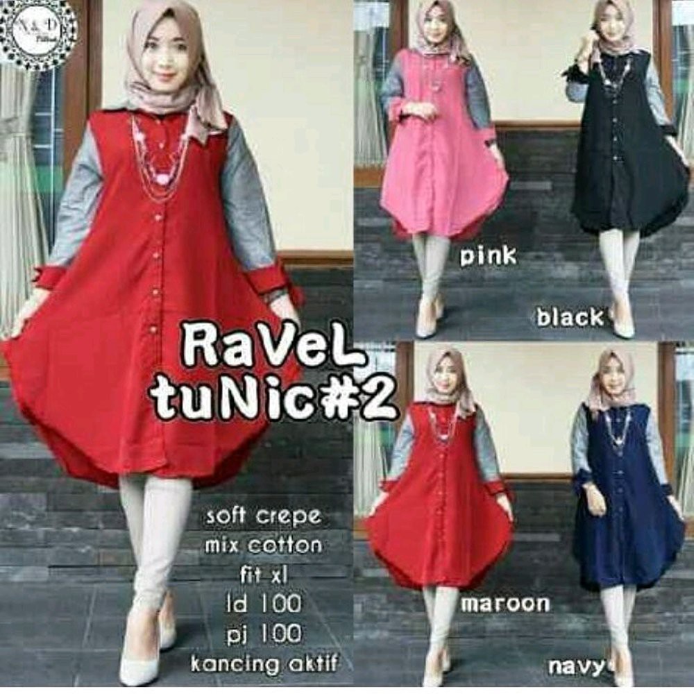 Baju Wanita Nabila Tunik