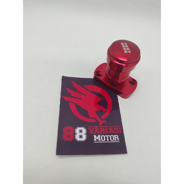 Tutup Minyak Rem Honda Variasi Full CNC Twotone - Stempel Full CNC 2tone Honda Beat Vario Scoopy