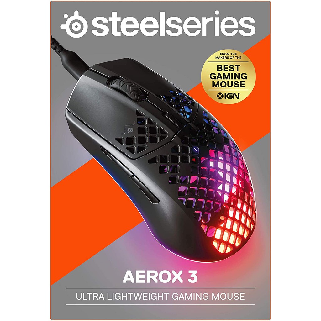 Steelseries Aerox 3 RGB Ultra-lightweight Gaming Mouse