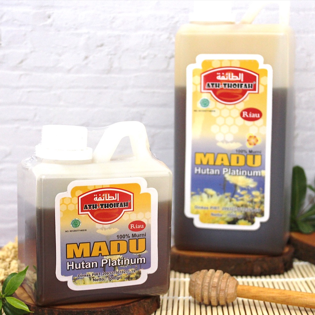 

Madu murni hutan Platinum Madu hutan sialang riau Original Pure honey 500 gram