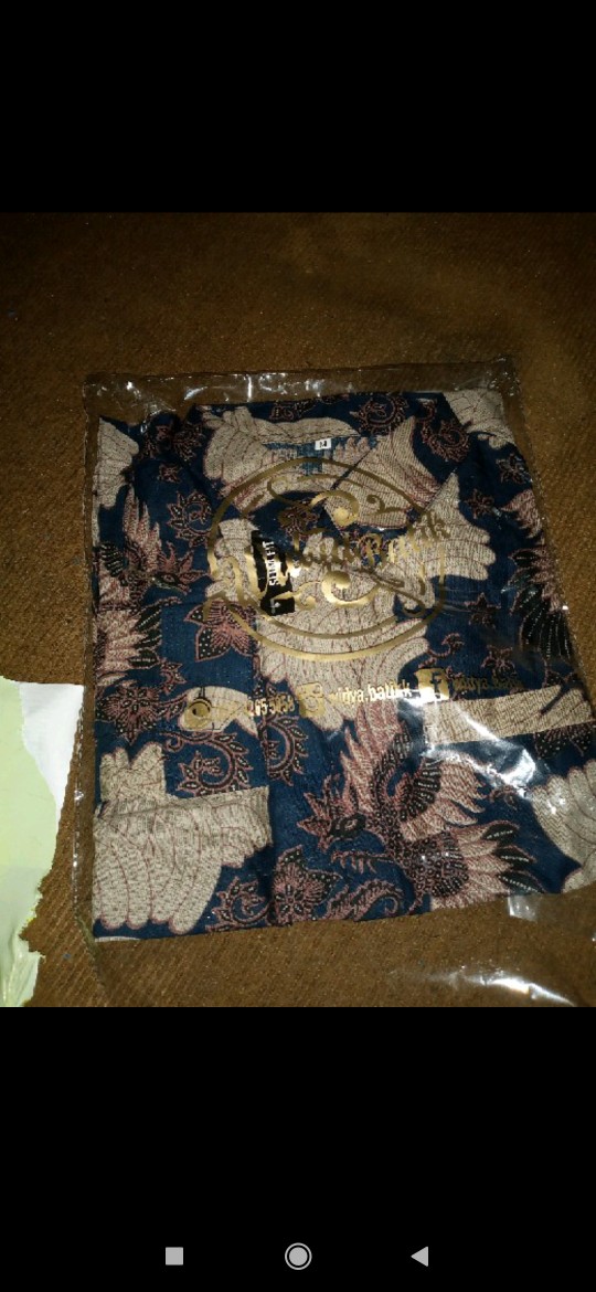 Bisa Cod) Hem Kemeja Batik Pria Slim Fit Modern Mewah Kualitas