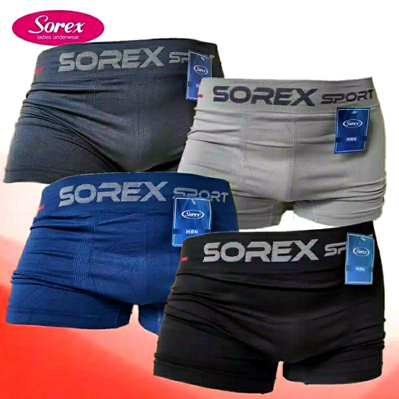 CELANA DALAM BOXER PRIA SOREX M.3802/3804.HARGA PER 1.Biji