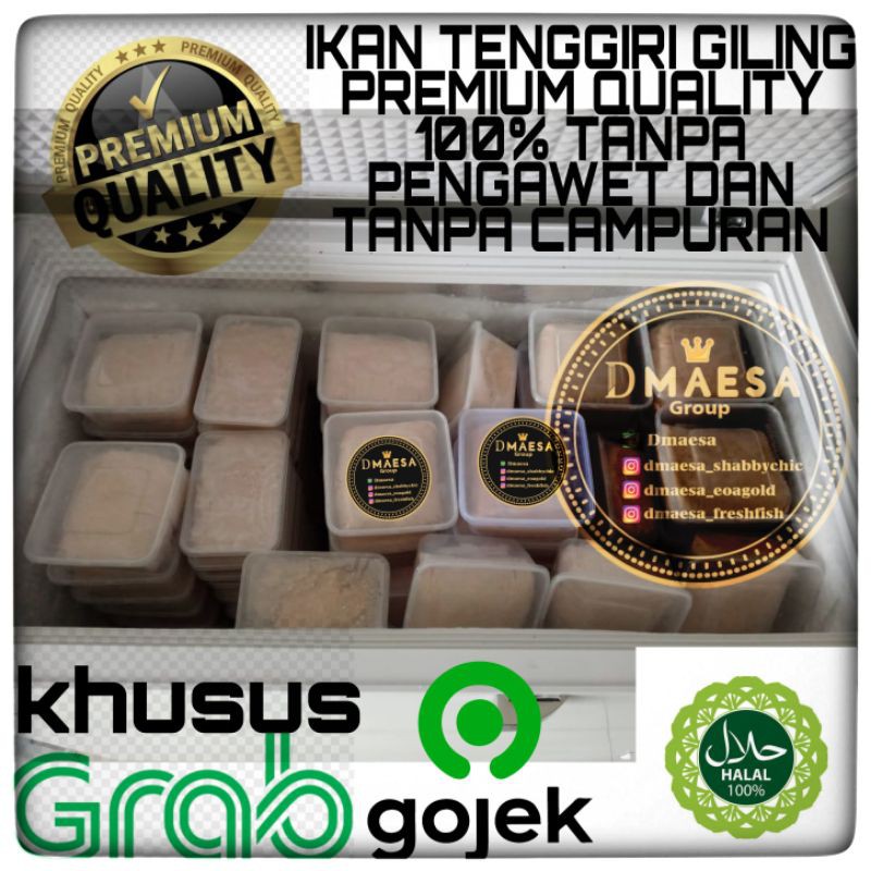 

IKAN TENGGIRI GILING GRADE SUPER 1KG PREMIUM QUALITY 100% MURNI TANPA CAMPURAN DAN TANPA PENGAWET