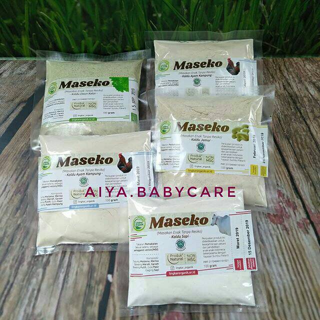

Maseko kaldu organik non-MSG (Kemasan Refill)