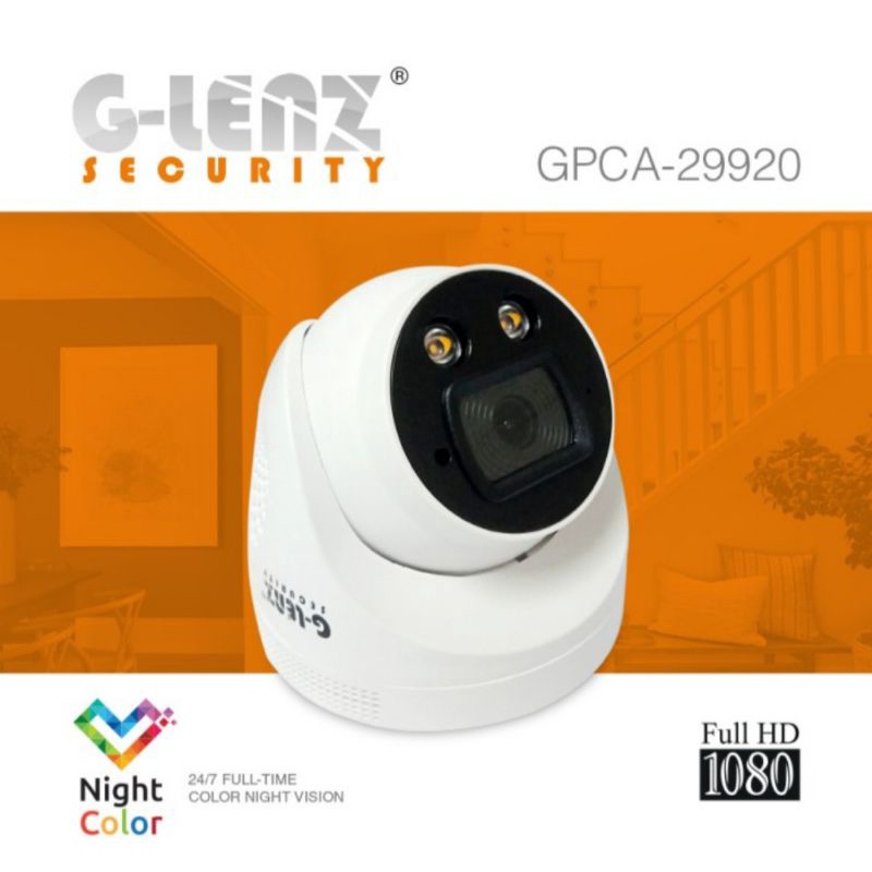 GLENZ CCTV ANALOG HD 2MP INDOOR NIGHT COLOR TECH CAMERA GPCA 29920