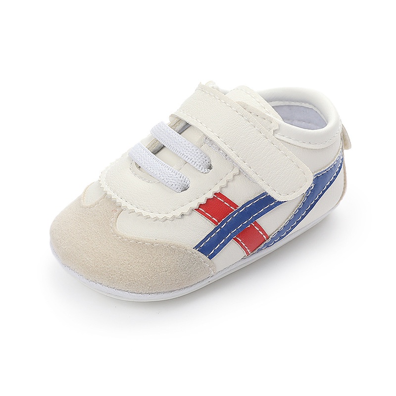 Sepatu Bayi Prewalker Laki Laki Perempuan Umur 0 - 12 Bulan Sepatu Sneakers Anak Bayi Laki Laki Perempuan Baby Prewaker Shoes Cowok Cewek Murah Umur 0 - 14 Bulan, umur 1 Tahun 0 - 6 Bulan Biru Merah AK 06