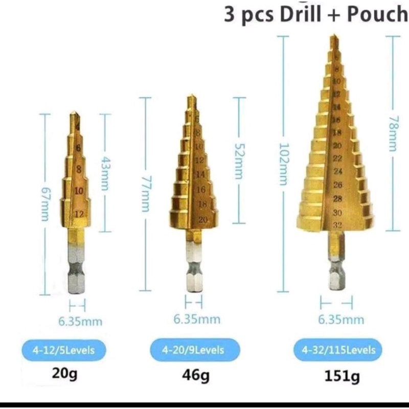 MATA BOR PAGODA KWALITAS TERBAIK 3PCS