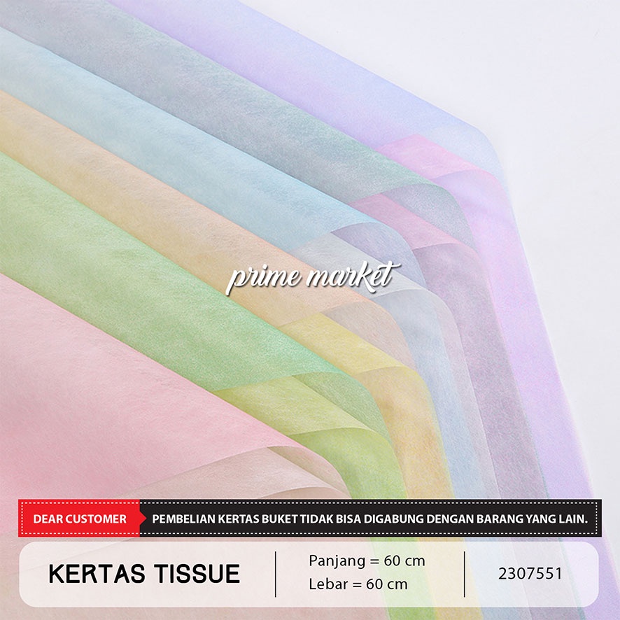 

Kertas Tisu Buket Gradient 2 Warna Kertas Tissue Buket Kertas Wrapping Buket Paper (2307551)