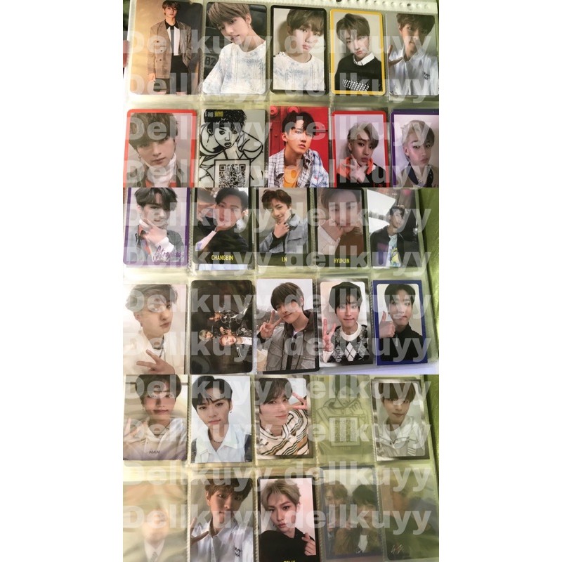 STRAY KIDS PHOTOCARD yellow wood miroh levanter WOOJIN EX SKZ hyunjin han leeknow felix bangchan JYP