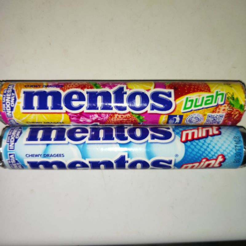 

MENTOS ROLL MINT DAN BUAH ANGGUR PERMEN LEMBUT CHEWY 29g PERFETTI