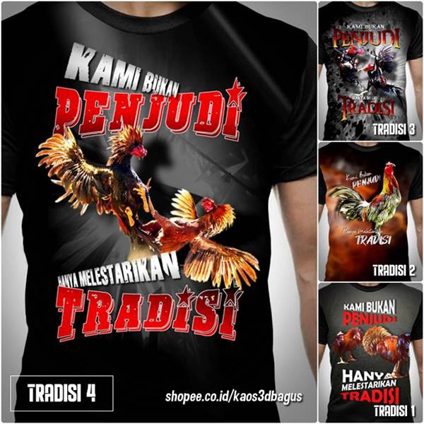 KAOS AYAM  BANGKOK Jago Aduan LAGA PETARUNG  Bukan Penjudi 