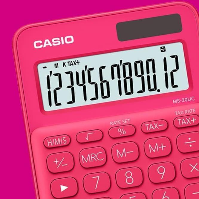 

[ART. 3446] KALKULATOR CASIO WARNA MS 20 UC RED