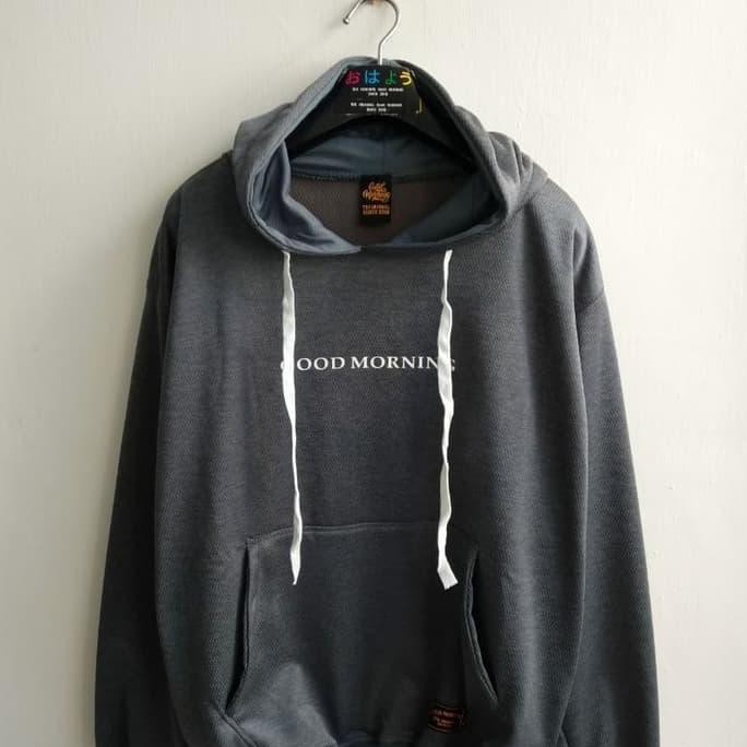 JAKET COWOK JAKET PRIA / SWEATER PRIA / HOODIE / SIMPLE / GOOD MORNING / ORIGINAL