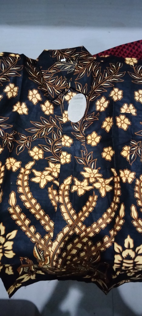 Kemeja Batik Pria Ppbtk07 Modern Lengan Pendek Casual Modis Trendy Masa Kini M L Xl Asli Pekalongan