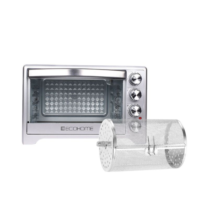 BBH Ecohome Electric Air Fryer Oven 38 Liter Platinum dan Pearl White