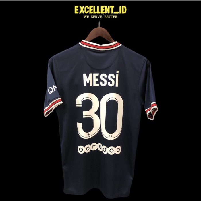 Jersey Psg X Jordan 2021-2022.Messi 30.Home Kit.Ligue1.Grade Ori Termurah