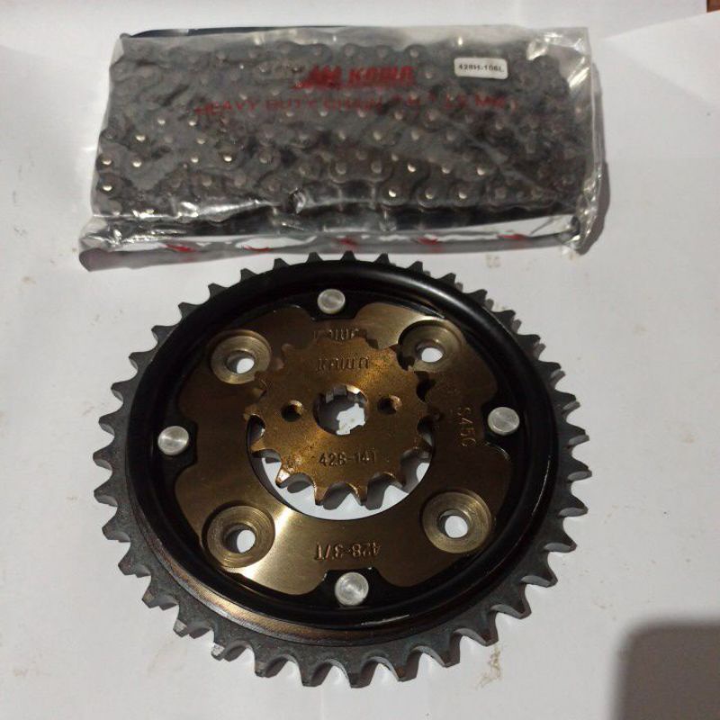 GEAR SET GIR PAKET BAJA 428H KAWA REVO FIT