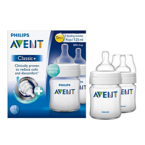 Avent Botol Classic plus 125ml isi 2