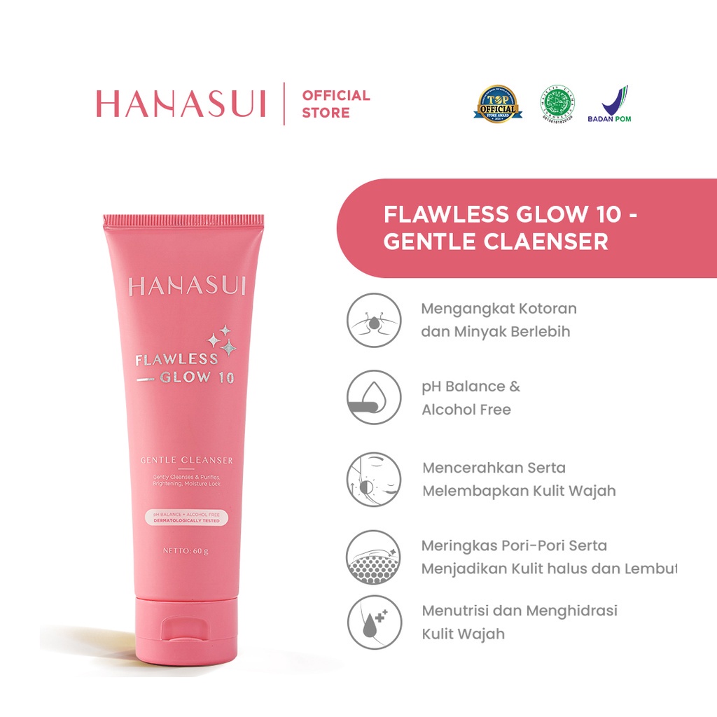 ⭐️ Beauty Expert ⭐️ HANASUI Flawless Glow 10 - HANASUI Day Cream Night Cream Essence Cleanser - HANASUI Sunscreen Fix &amp; Glow