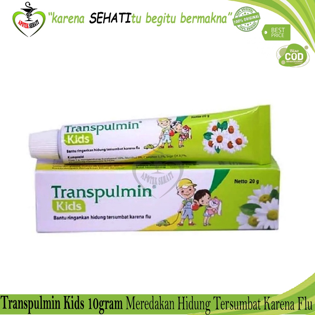 TRANSPULMIN KIDS BALSEM 10GR HANGAT LEMBUT ANAK