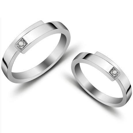 Cincin Kawin Murni Asli Perak Silver 925 Couple Ring Kawin Sepasang Wanita Silver Cincin Hitam Murah