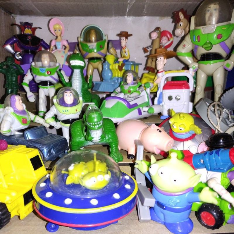 Figure Toy Story Happy Meal McD Mcdonald Alfamart Burgerking Shell