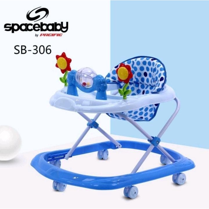 Baby Walker Spacebaby SB306 Roller IC Music Light Sunflower Toy