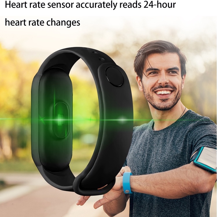 Topspot SmartWatch M7 Bracelet Sport Fitness Pedometer Heart Rate Blood Pressure Monitor Sports Bluetooth Smartband For Women Men's