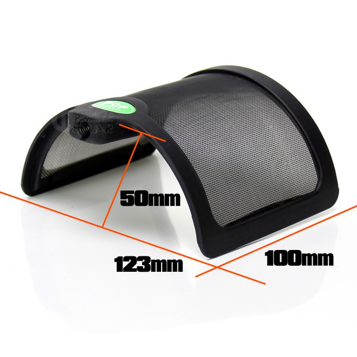 Pop Shield Flexible Filter Windshield Microphone Cover Mic