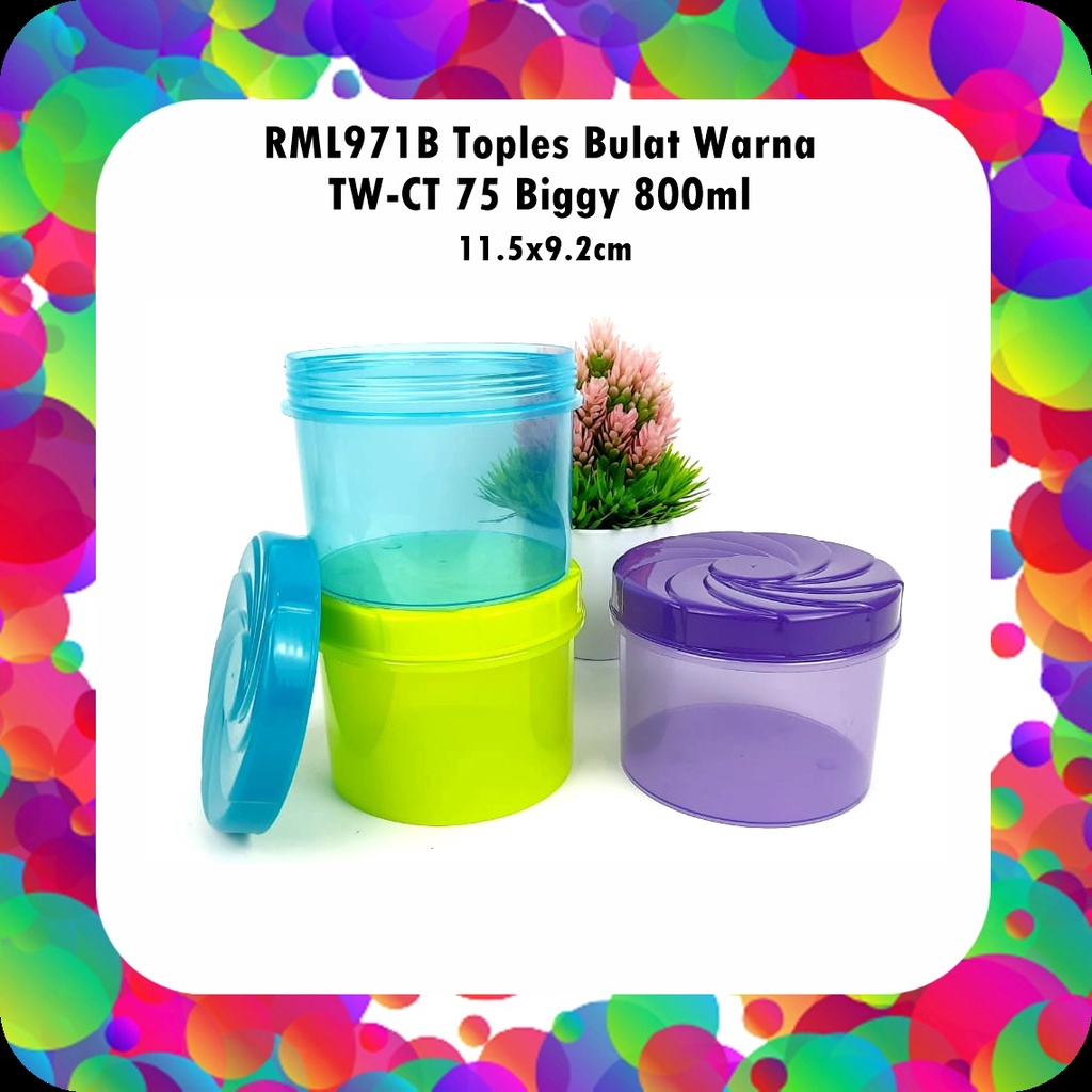 RML971B Toples Bulat Warna TW-CT 75 Biggy 800ml