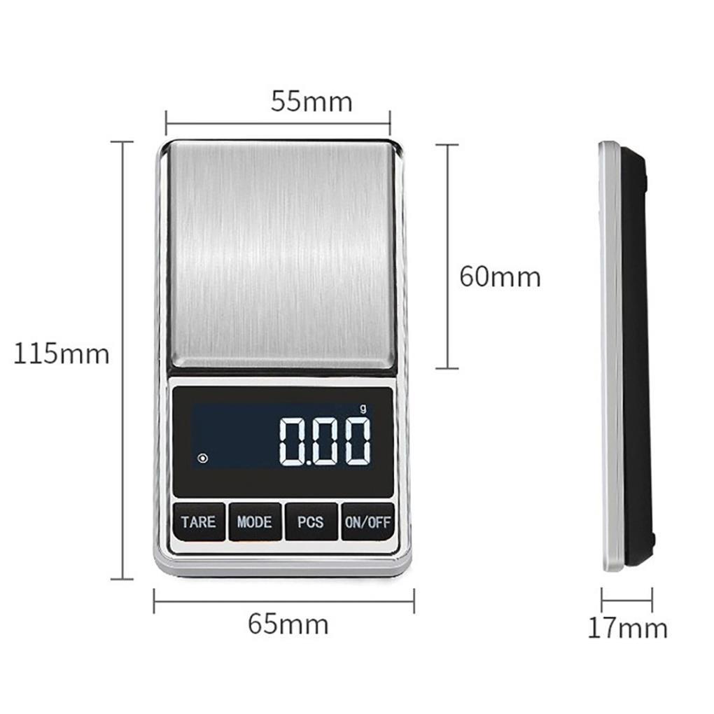 (house2020) Timbangan Digital Mini 200g / 500g X0 01g / 0 1g Untuk Perhiasan Emas / Silver Balance