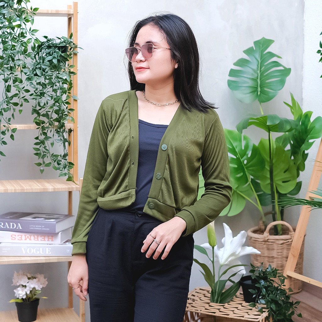 AFI - EC - Cardigan Gink RIB