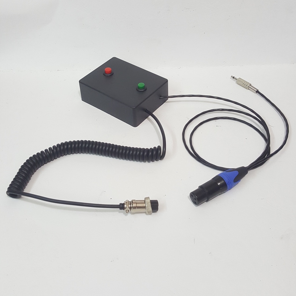 PTT ALINCO DR 135 UNTUK MIXER AUDIO SOUNDCARD[PAKET PTT DAN SOUNDCARD V8 BLUETOTH]