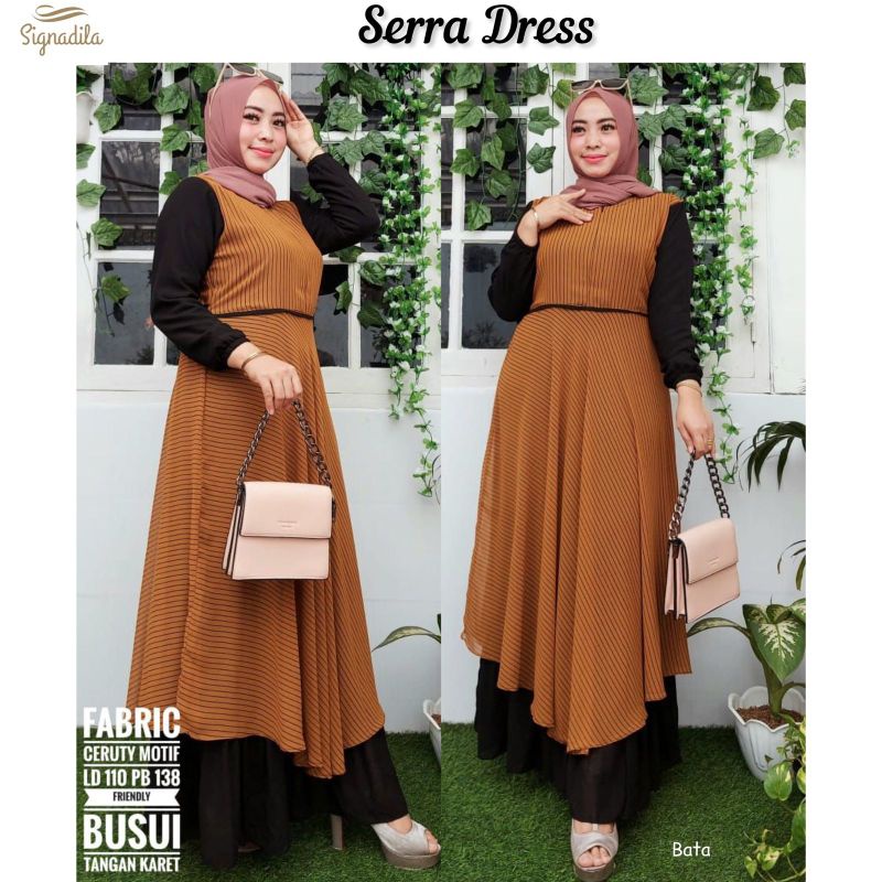 SERRA DRESS MAXY / DRESS WANITA