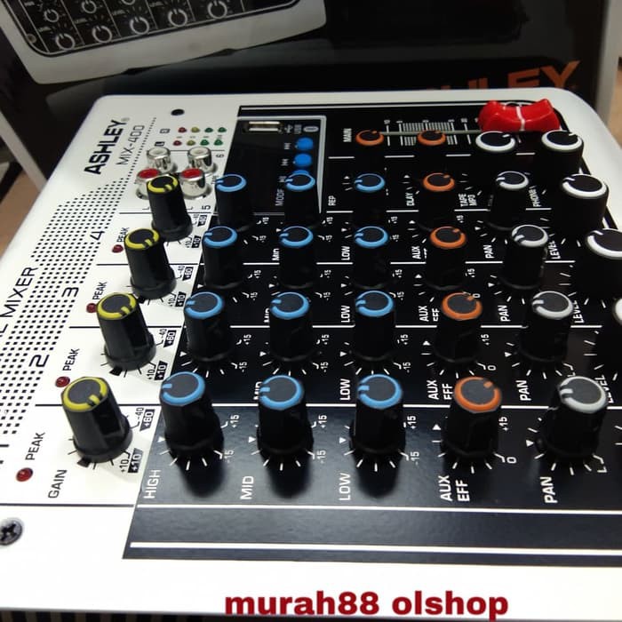 Mixer audio Ashley MIX-400/MIX400 4Channel ( usb-bluetooth-recording )