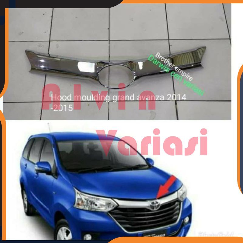 [Terlaris] Hood moulding grand avanza xenia