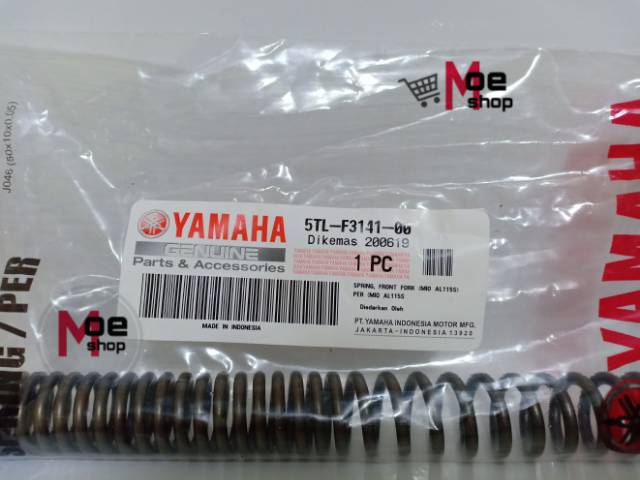 Per Shock Depan Mio/Mio Sporty/Mio New/Mio J/ Asli Original Yamaha 5TL-F3141-00 Spring Front Ori