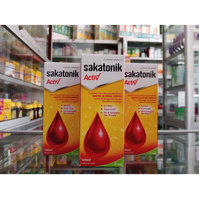 SAKATONIK AKTIV SIRUP 100ML - ED 08/2024