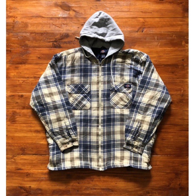 JAKET FLANNEL QUILTED DICKIES SECOND DAN BEKAS