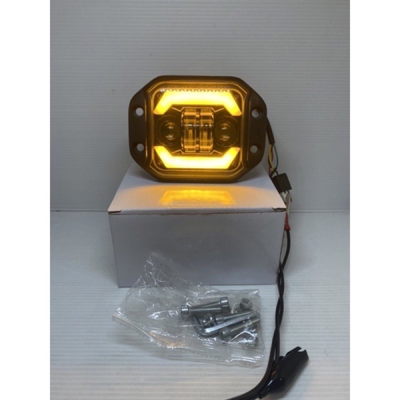 COD LAMPU DEPAN REFLEKTOR KLX CRF KTM WR DLL LAMPU CUSTOM ANGEL COLOUR UNIVERSAL